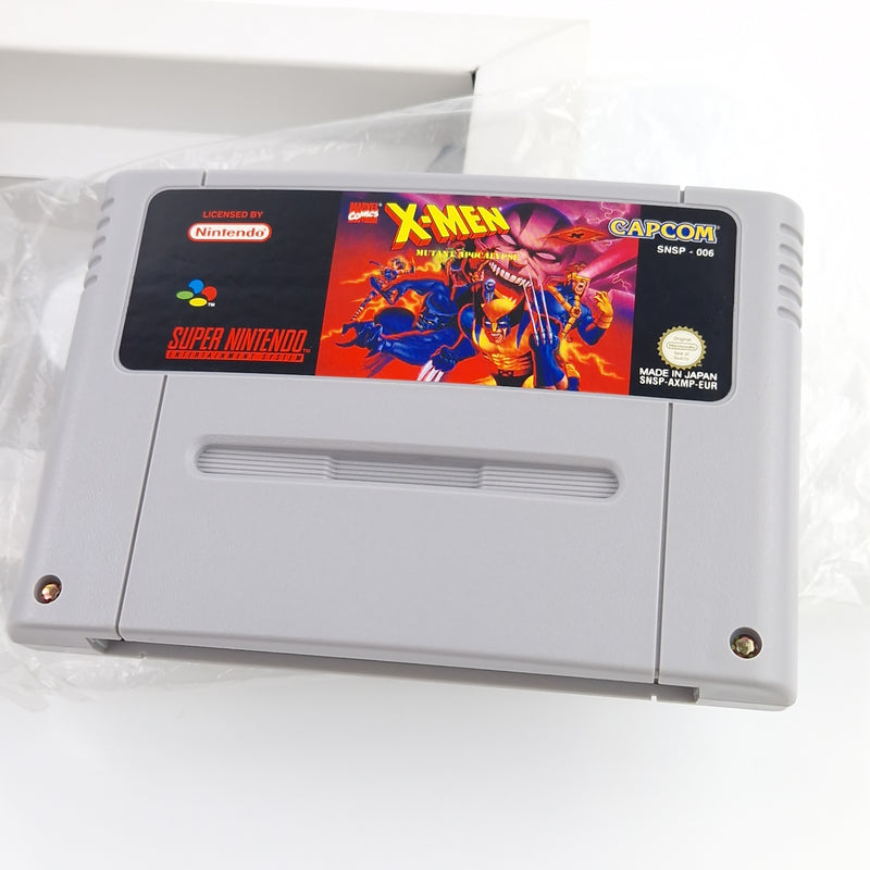 Super Nintendo Spiel : X-Men Mutant Apocalypse - SNES Modul Anleitung OVP cib