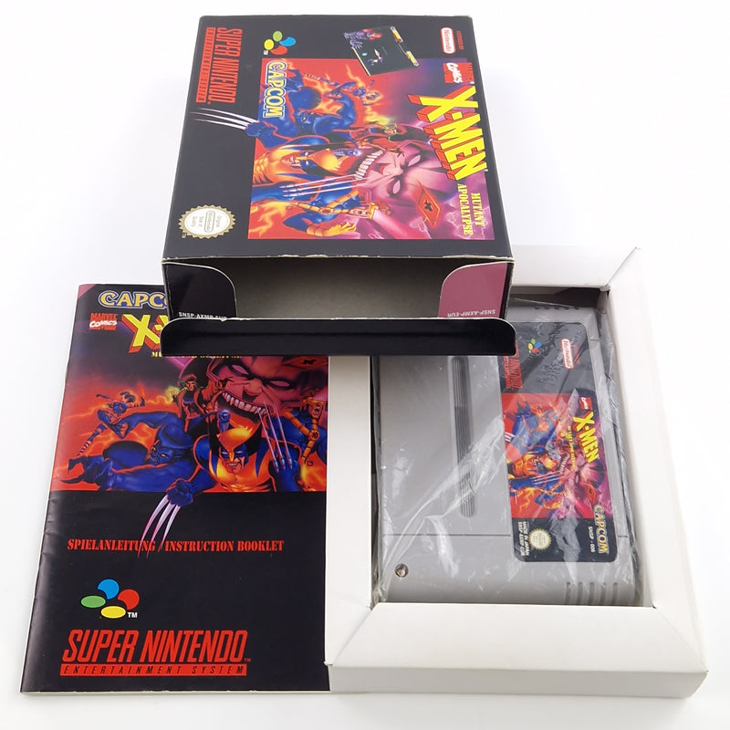 Super Nintendo Spiel : X-Men Mutant Apocalypse - SNES Modul Anleitung OVP cib