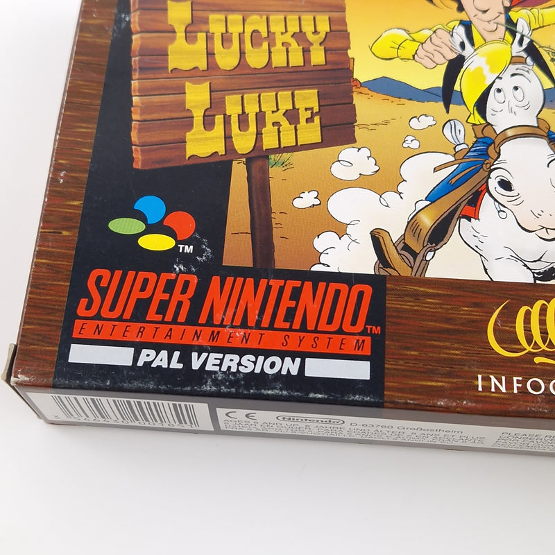 Super Nintendo Spiel : Lucky Luke - SNES Modul Anleitung OVP cib | PAL NOE