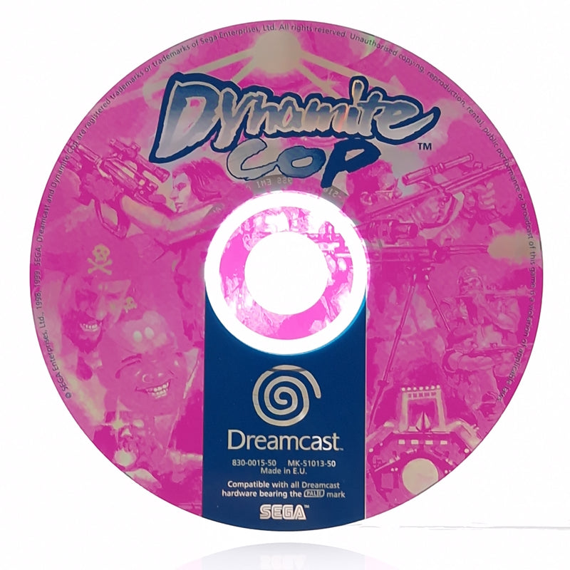 Sega Dreamcast Spiel : Dynamite Cop - DC nur CD Disk ohne OVP