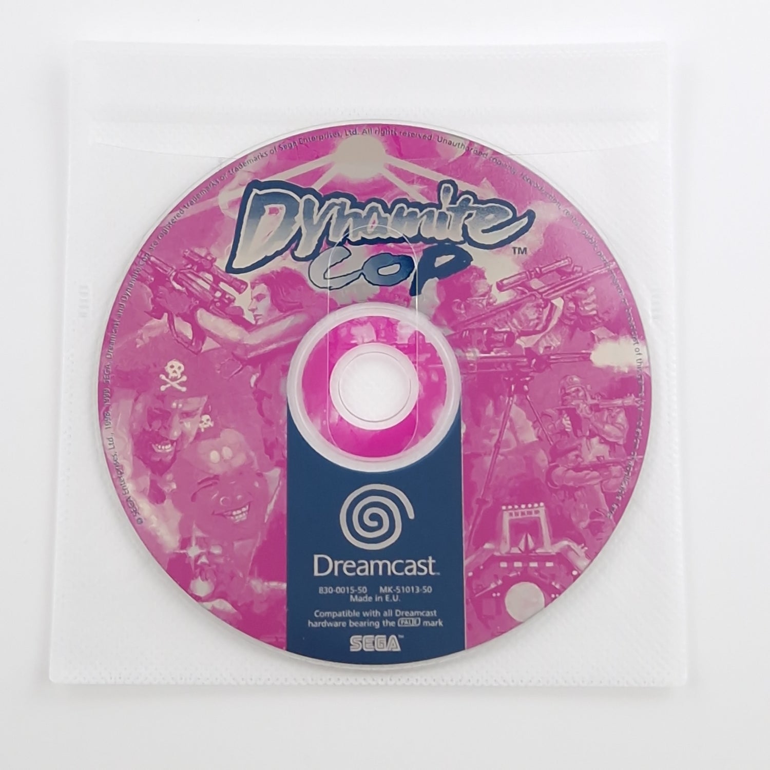 Sega Dreamcast Spiel : Dynamite Cop - DC nur CD Disk ohne OVP