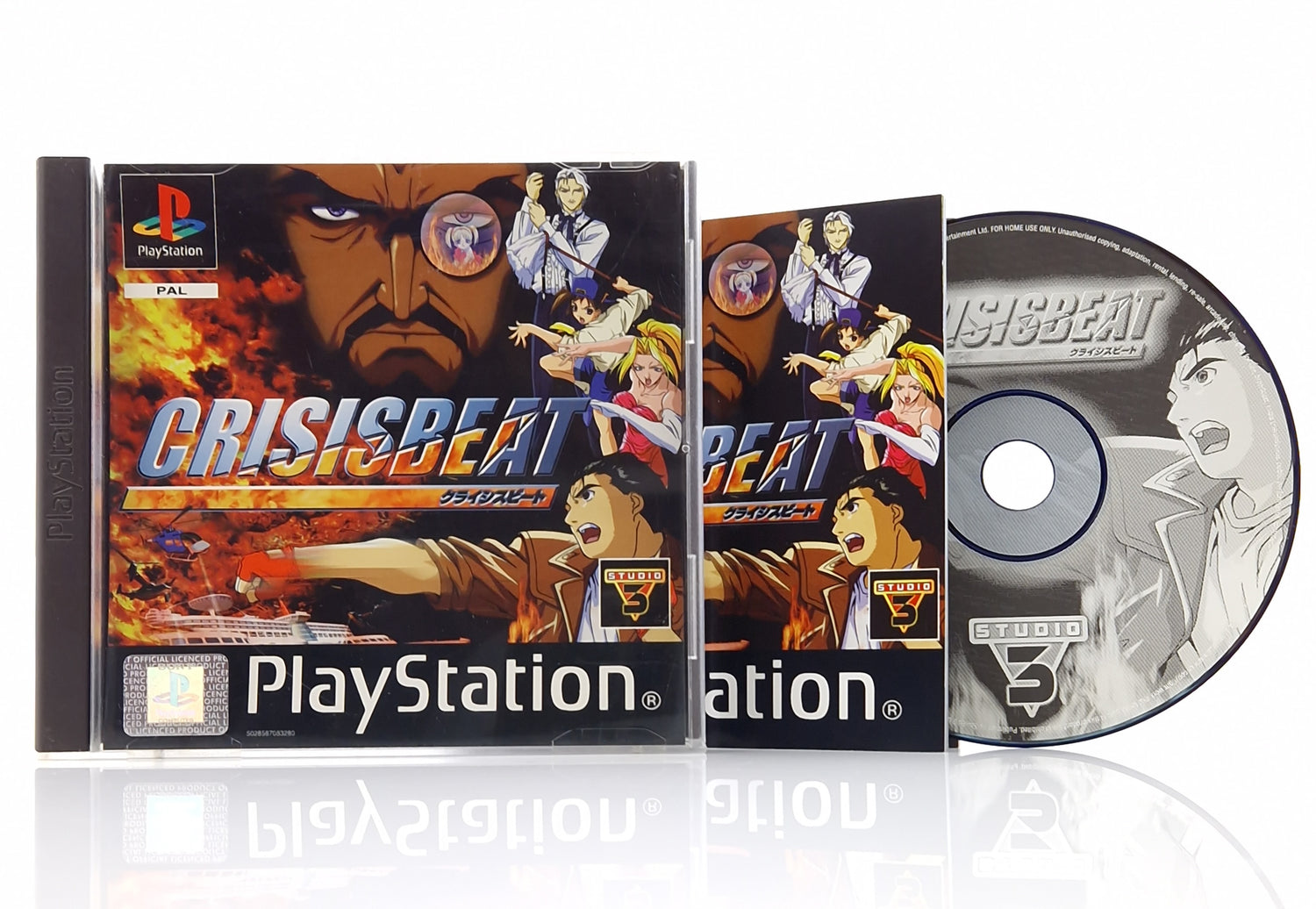 Playstation 1 Spiel : Crisis Beat - PS1 PSX PSone / CD Disk Anleitung OVP PAL