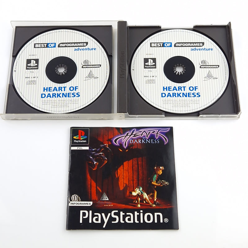 Playstation 1 Spiel : Heart of Darkness - Sony PS1 PSX CD Anleitung OVP