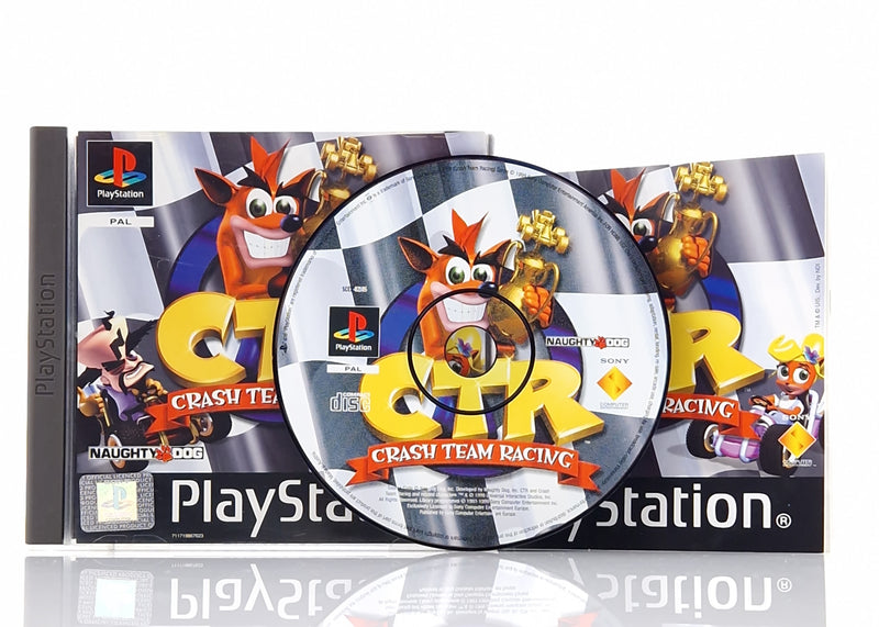 Playstation 1 Spiel : CTR Crash Team Racing - Sony PS1 CD Anleitung OVP PAL