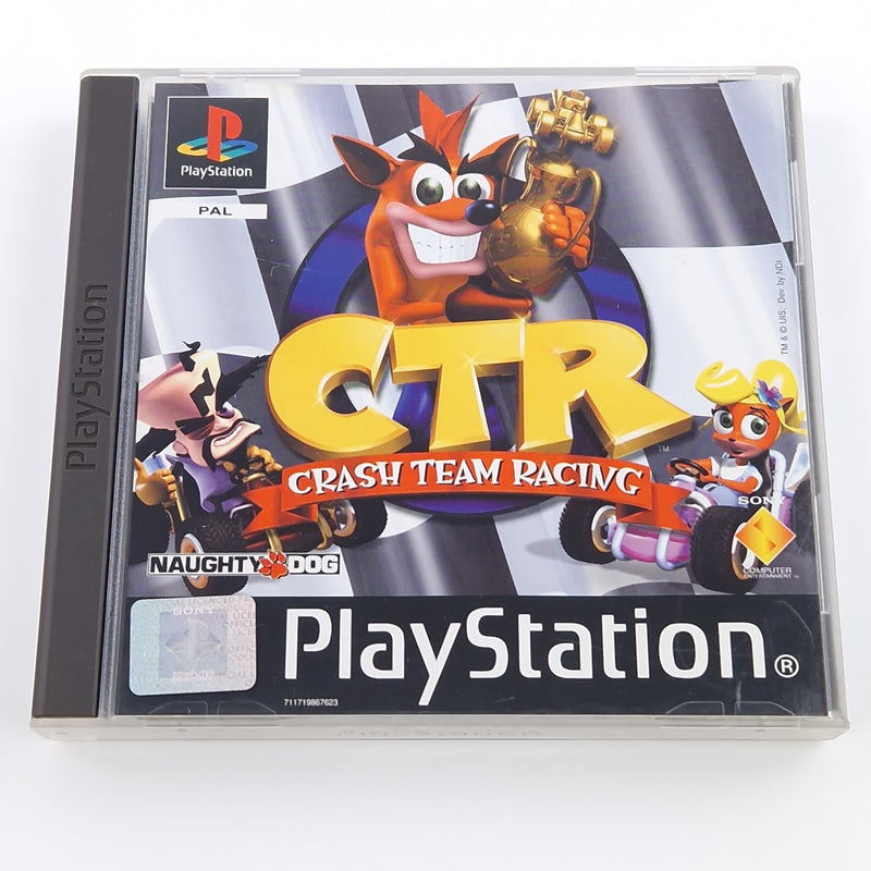 Playstation 1 Spiel : CTR Crash Team Racing - Sony PS1 CD Anleitung OVP PAL