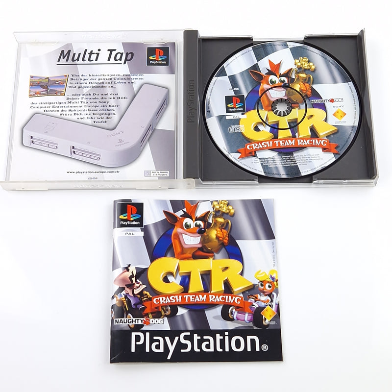 Playstation 1 Spiel : CTR Crash Team Racing - Sony PS1 CD Anleitung OVP PAL