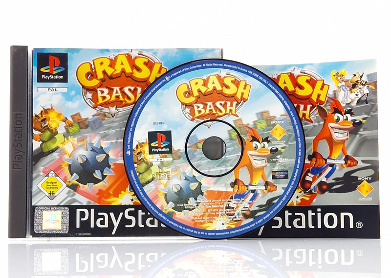 Playstation 1 Spiel : Crash Bash - Sony PS1 CD Anleitung OVP PAL C. Bandicoot