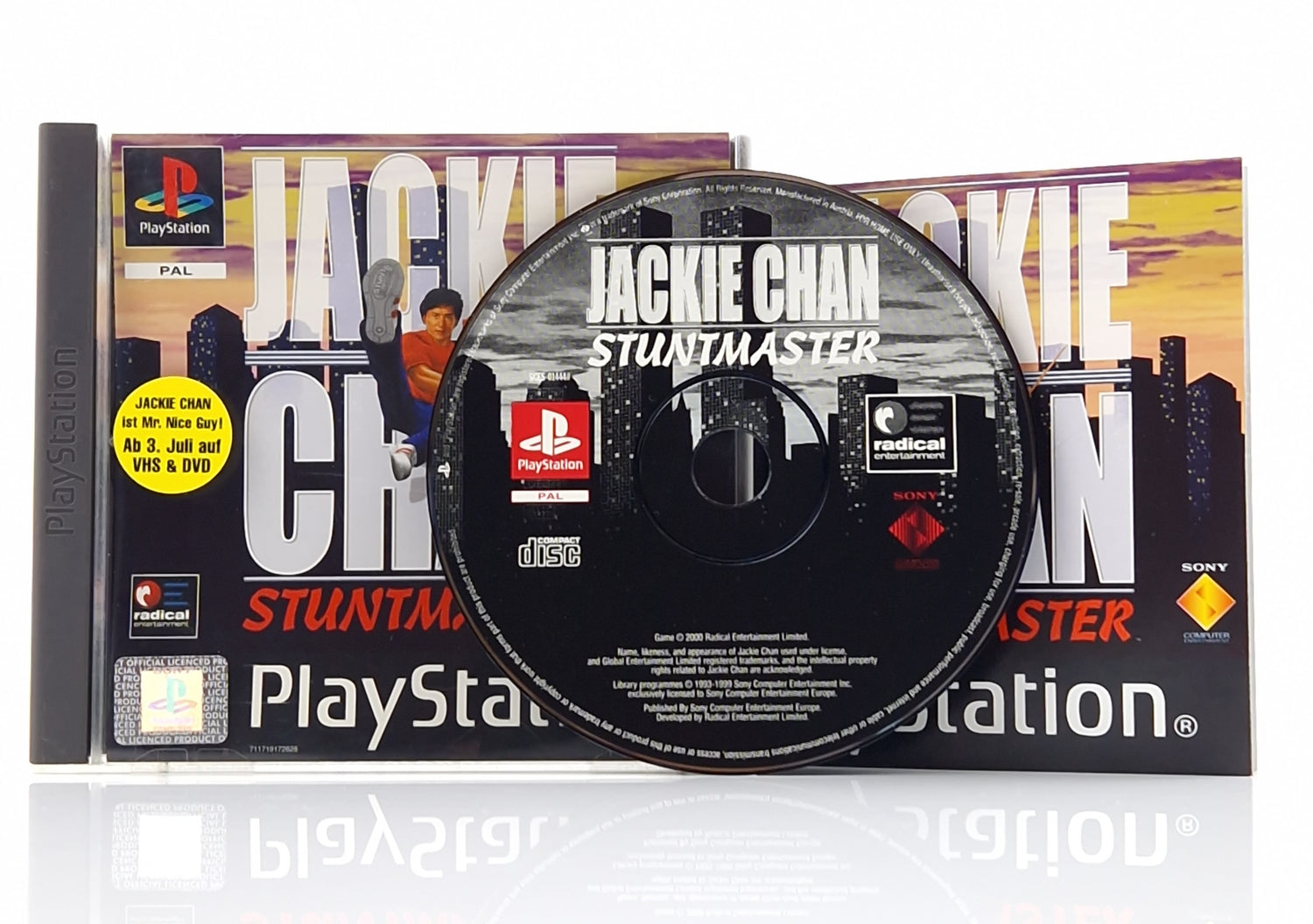 Playstation 1 Spiel : Jackie Chan Stuntmaster - Sony PS1 CD Anleitung OVP PAL