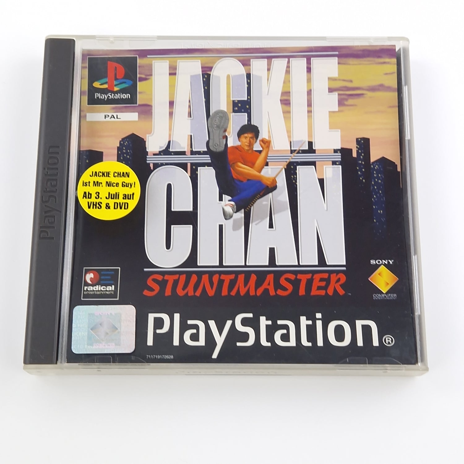 Playstation 1 Spiel : Jackie Chan Stuntmaster - Sony PS1 CD Anleitung OVP PAL