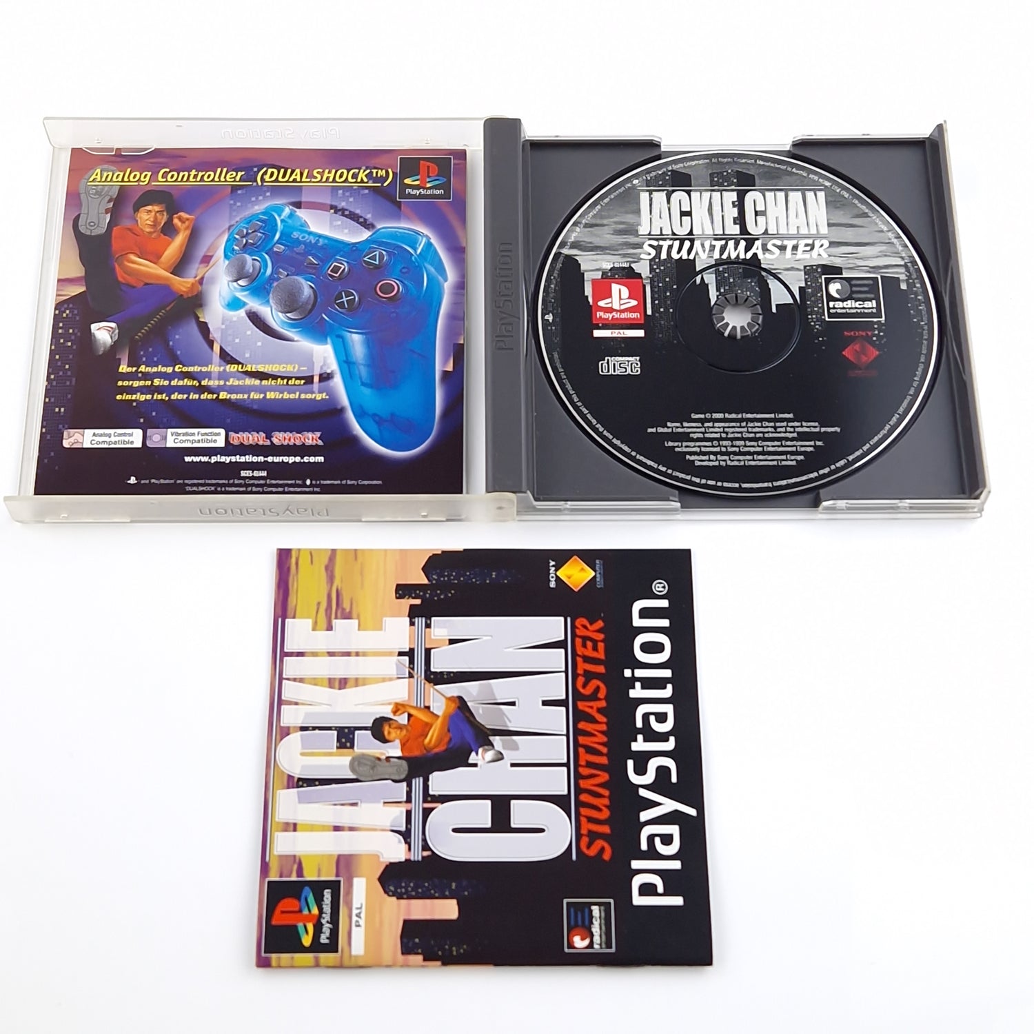 Playstation 1 Spiel : Jackie Chan Stuntmaster - Sony PS1 CD Anleitung OVP PAL