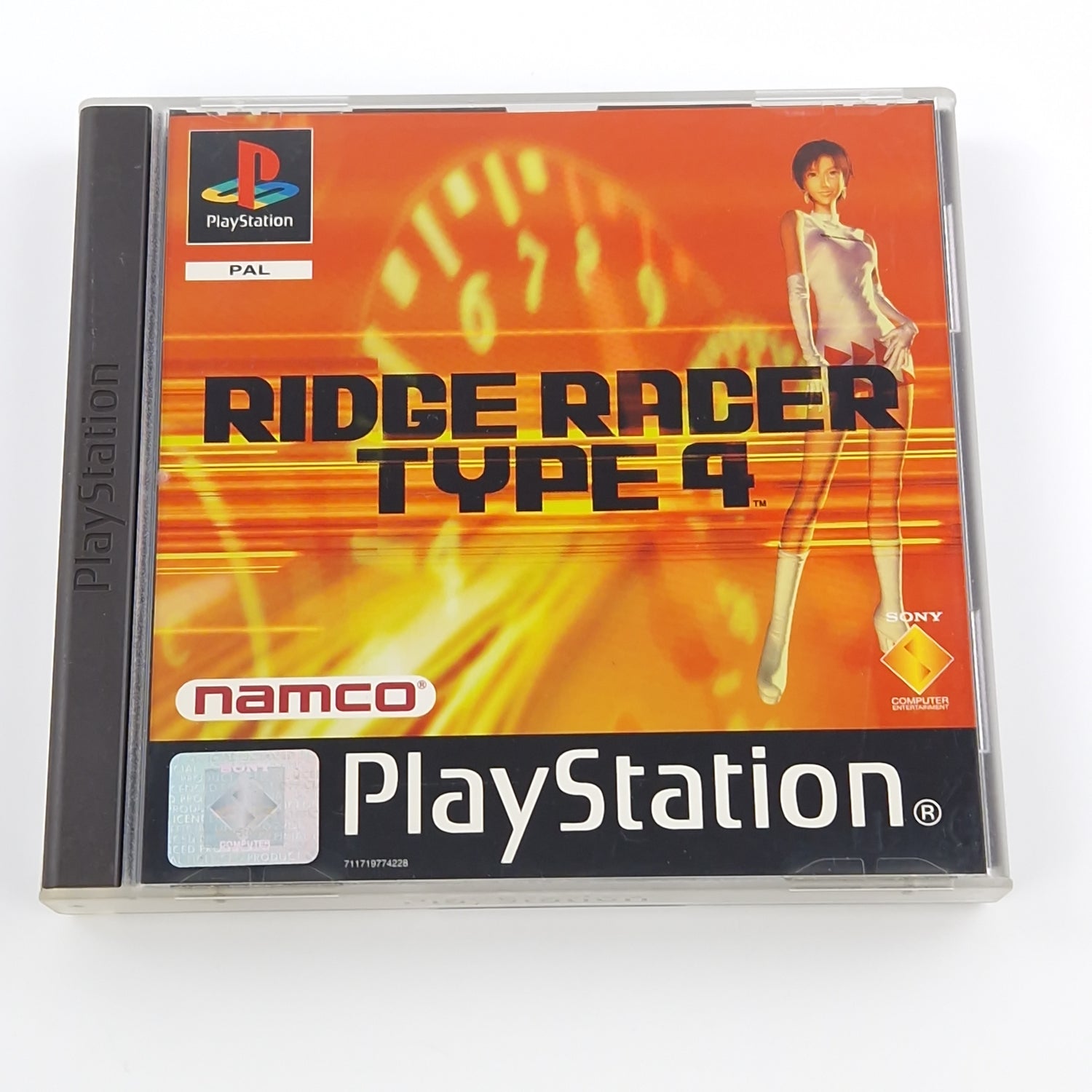 Playstation 1 Spiel : Ridge Racer Type 4 - KEIN SPIEL nur mit DEMO PS1 OVP PAL