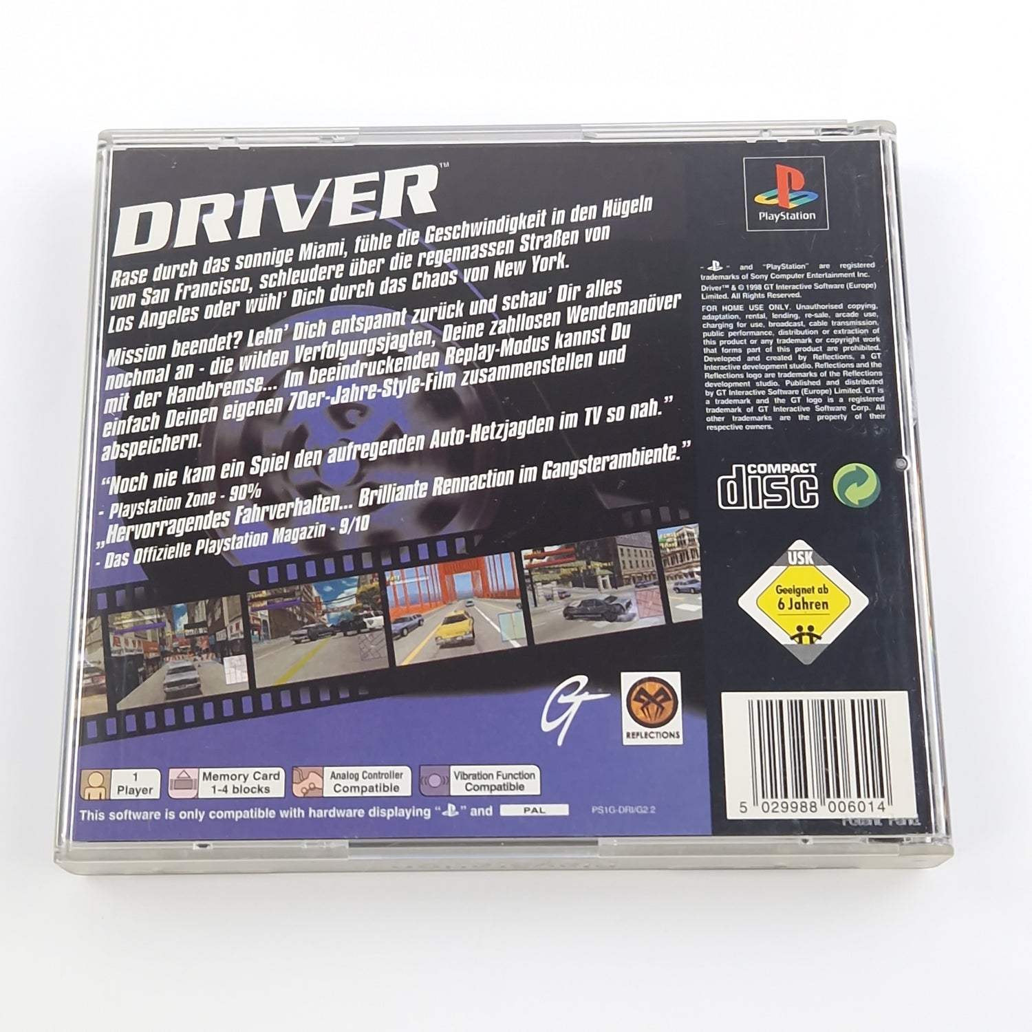 Playstation 1 Spiel : Driver - Sony PS1 PSX | CD Anleitung OVP PAL