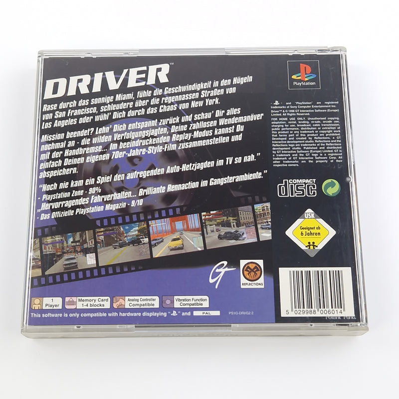 Playstation 1 Spiel : Driver - Sony PS1 PSX | CD Anleitung OVP PAL