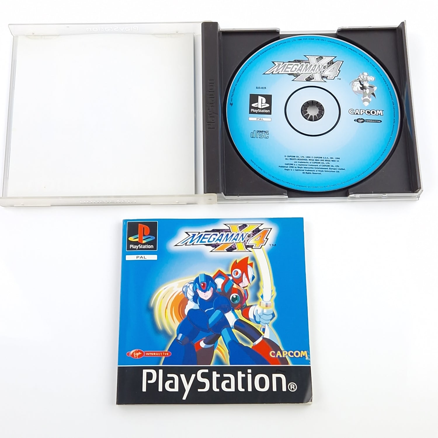 Playstation 1 Spiel : Megaman X4 - Sony PS1 PSX | CD Anleitung OVP PAL Mega Man