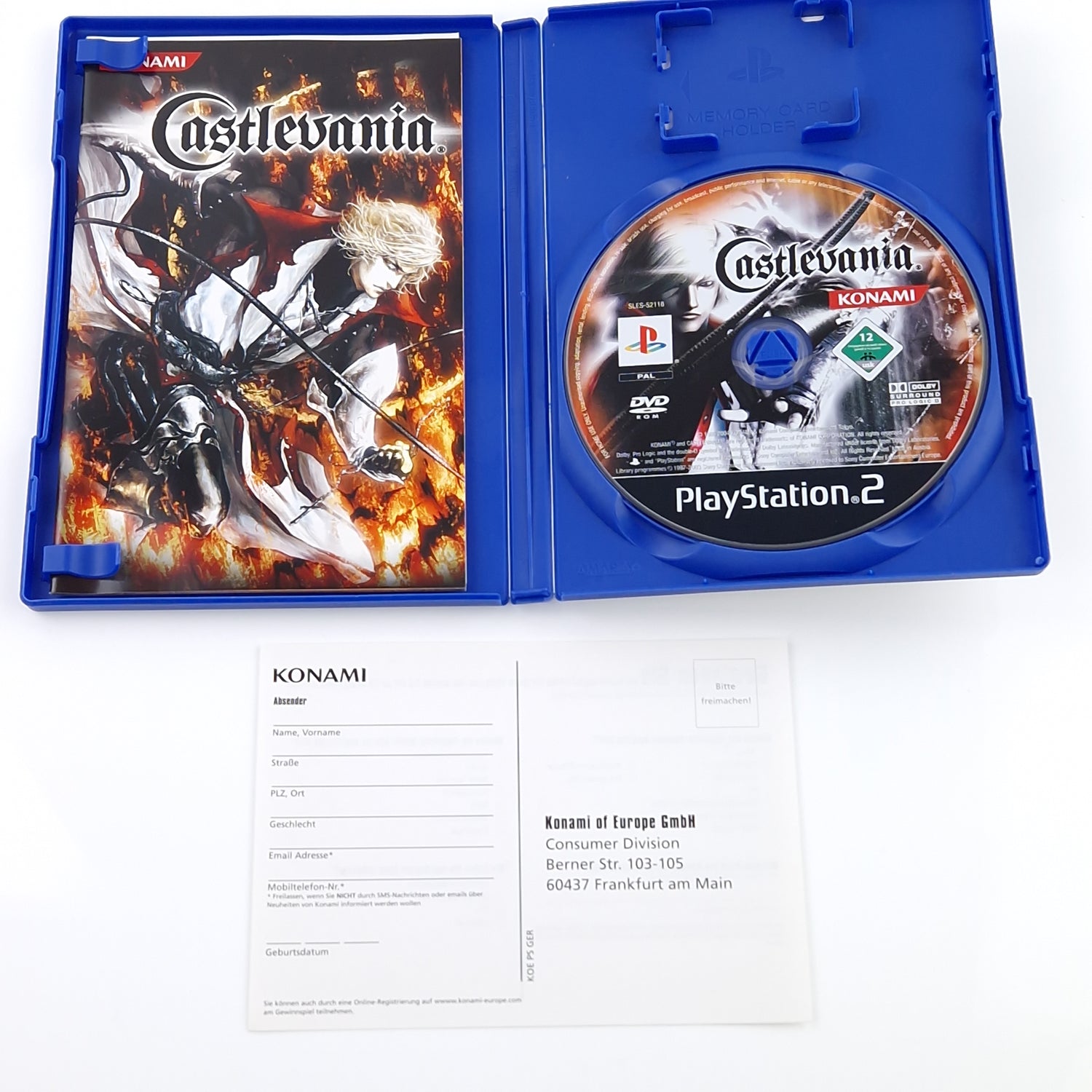 Playstation 2 Spiel : Castlevania - Sony PS2 CD Anleitung OVP PAL