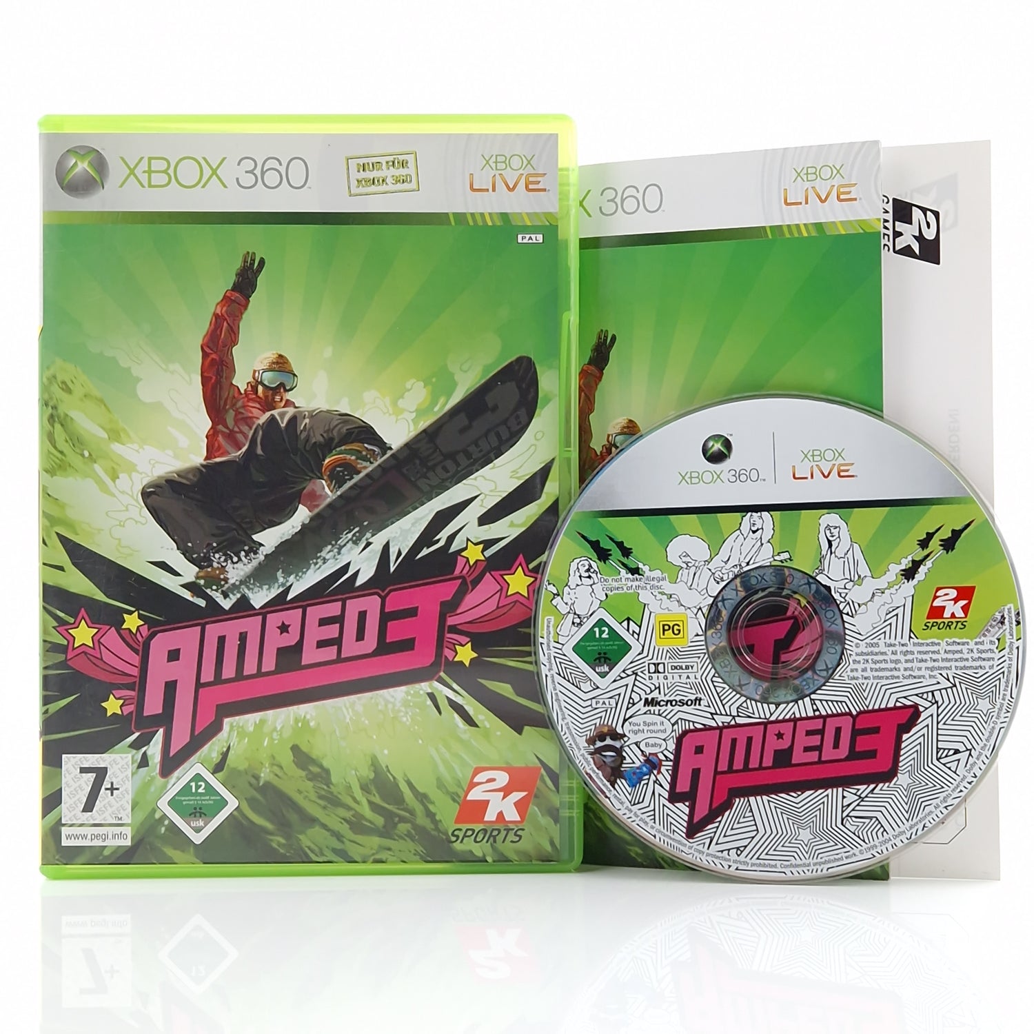 Xbox 360 Spiel : Amped 3 - CD Disk Anleitung OVP | Microsoft dt. PAL Snowboard