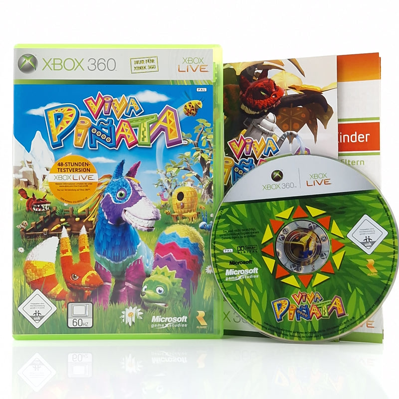 Xbox 360 Spiel : Viva Pinata - CD Disk Anleitung OVP dt. PAL Microsoft