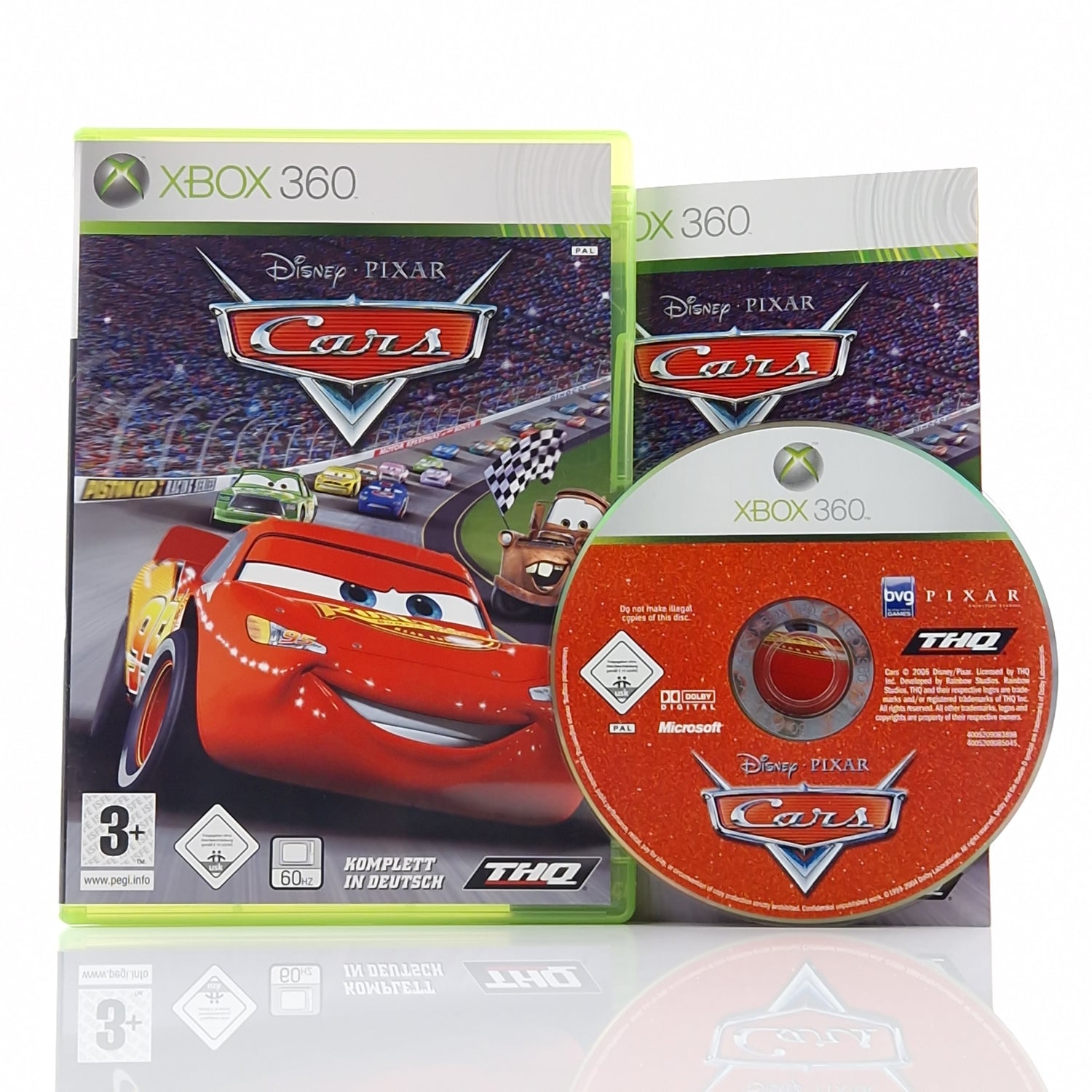 Xbox 360 Spiel : Disneys Pixar CARS - CD Disk Anleitung OVP dt. PAL