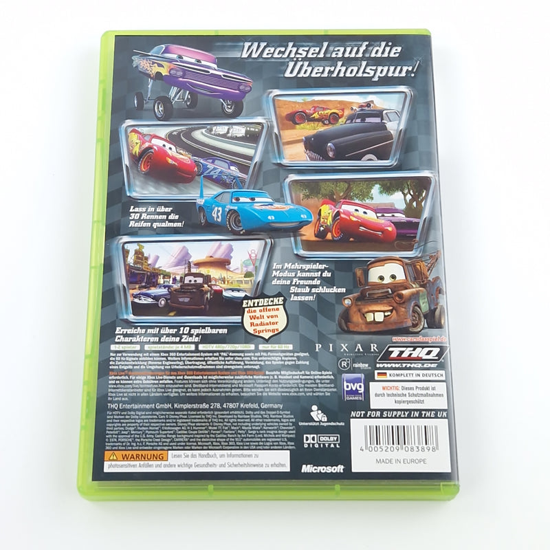 Xbox 360 Spiel : Disneys Pixar CARS - CD Disk Anleitung OVP dt. PAL