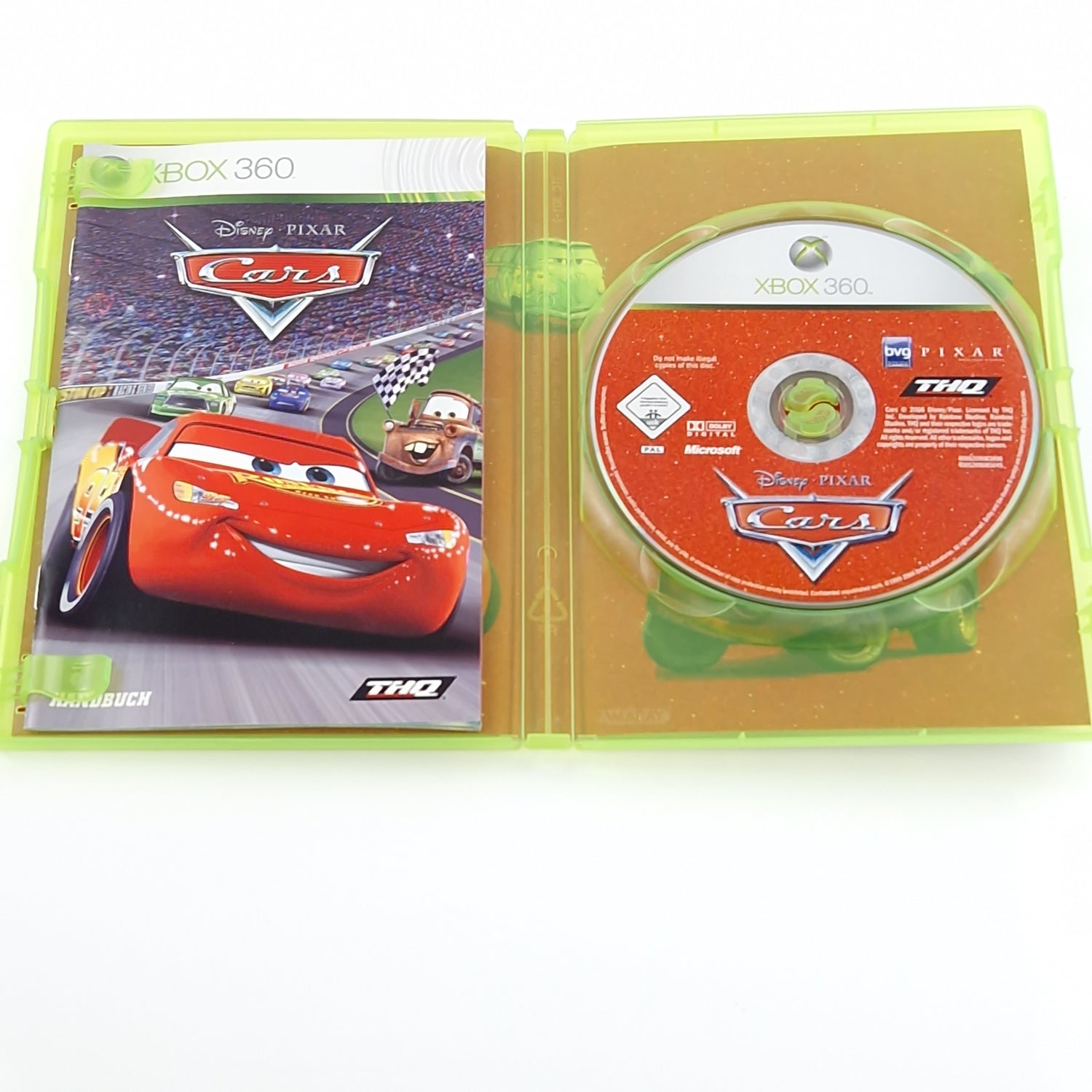 Xbox 360 Spiel : Disneys Pixar CARS - CD Disk Anleitung OVP dt. PAL