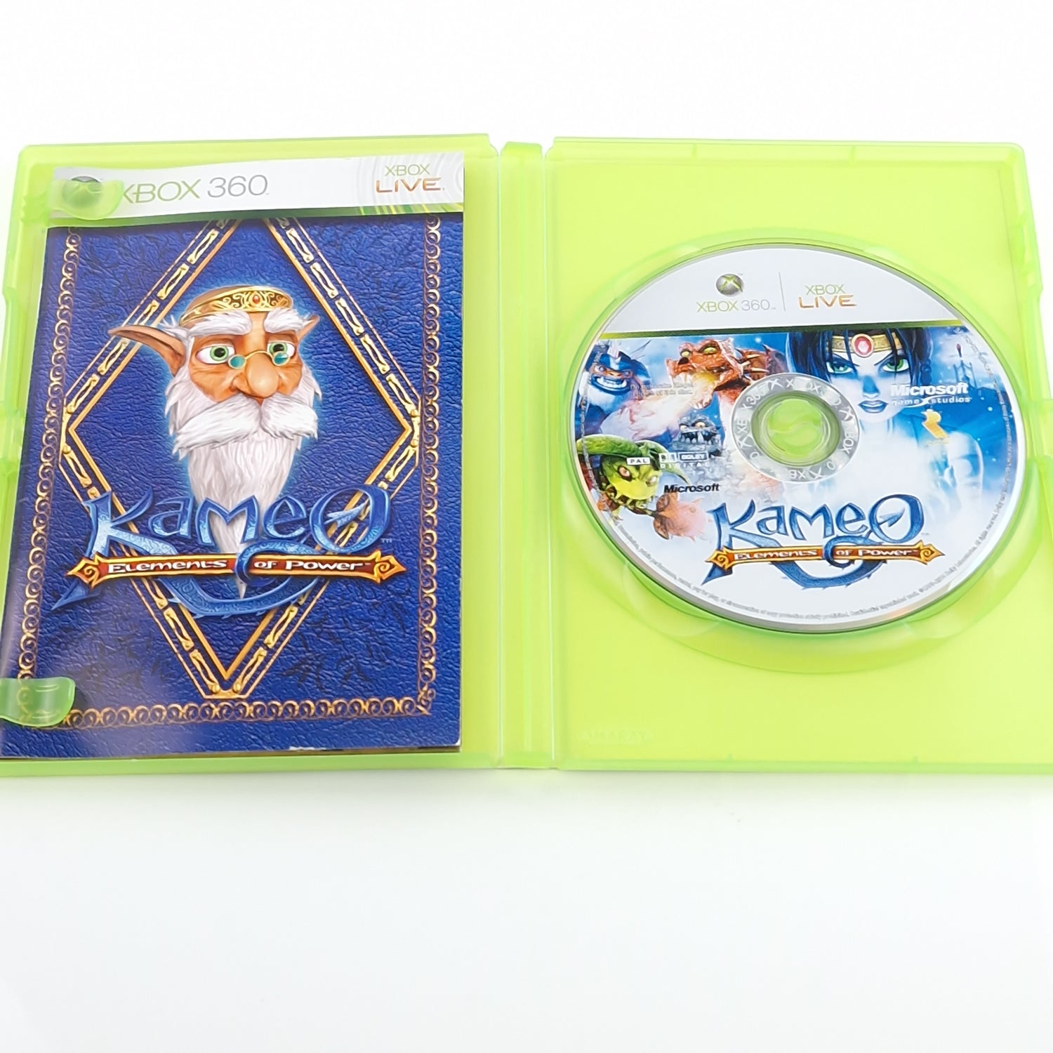 Xbox 360 Spiel : Kameo Elements of Power - CD Disk Anleitung OVP dt. PAL