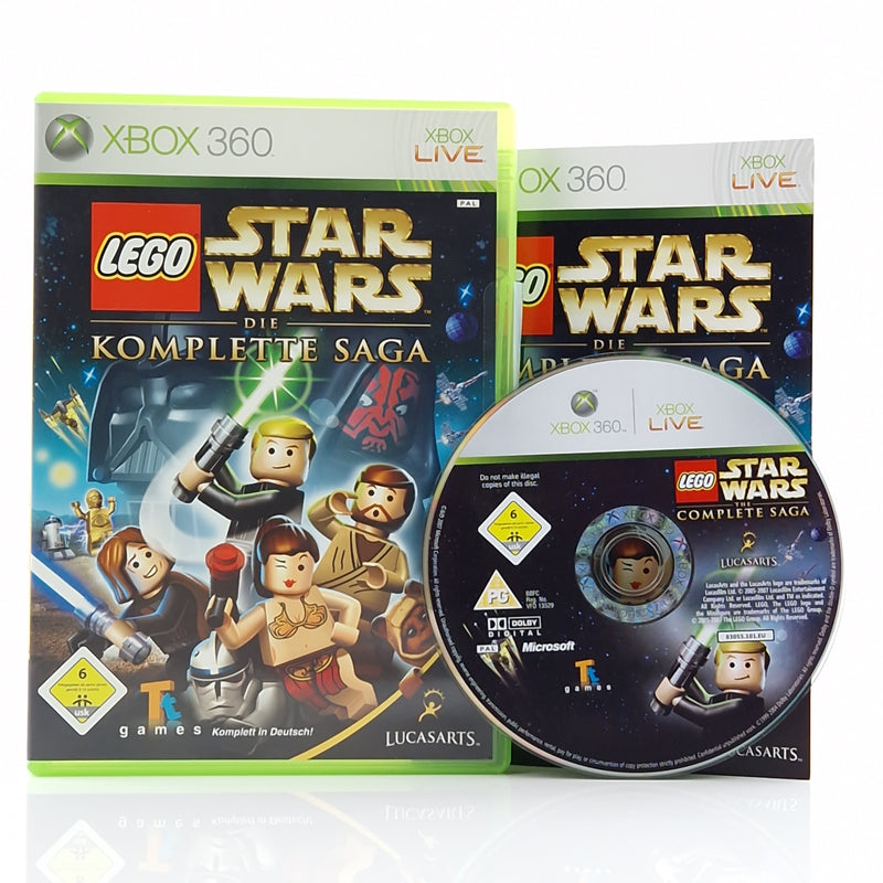 Xbox 360 Spiel : Lego Star Wars Die Komplette Saga - CD Disk Anleitung OVP PAL