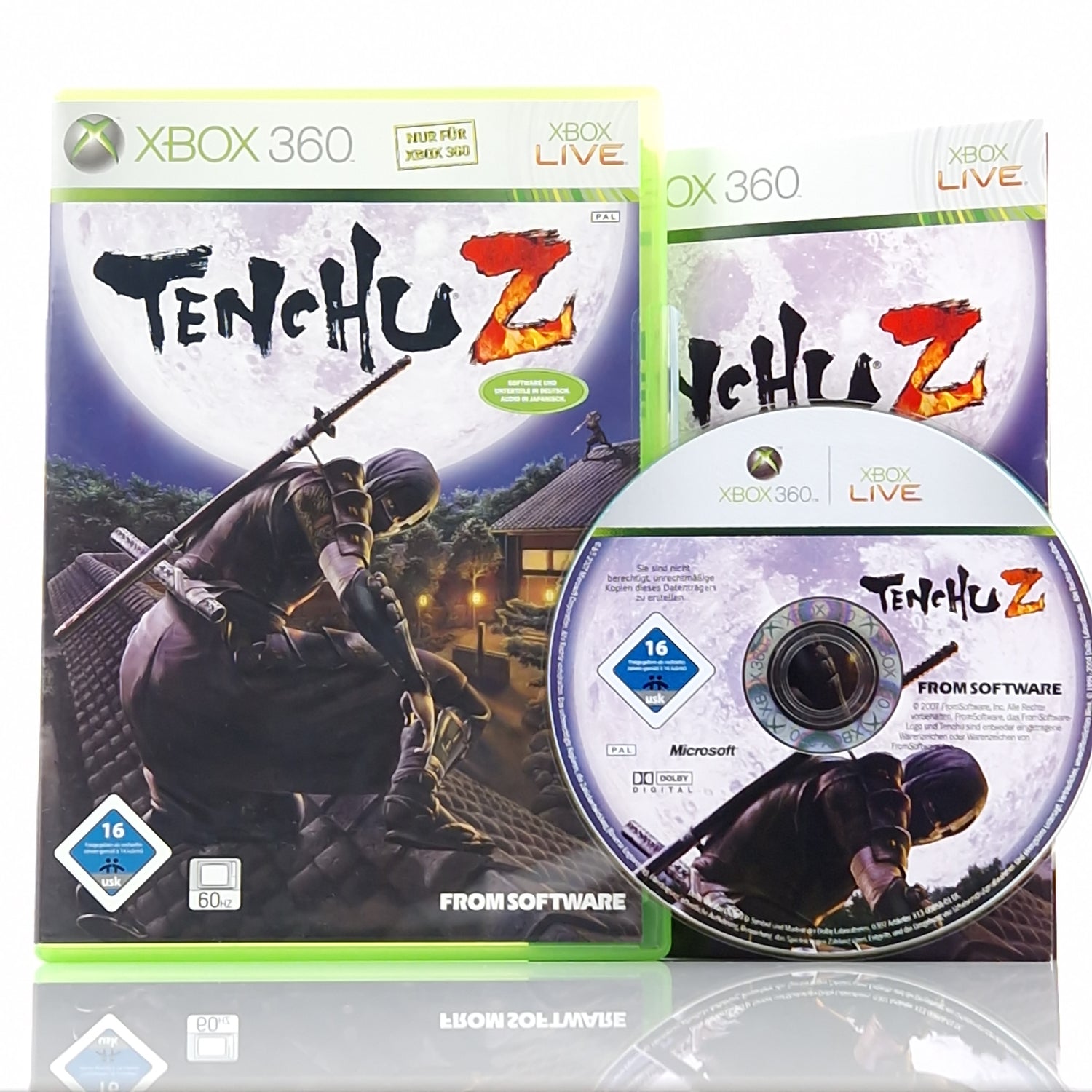 Xbox 360 Spiel : Tenchu Z - CD Disk Anleitung OVP dt. PAL Microsoft