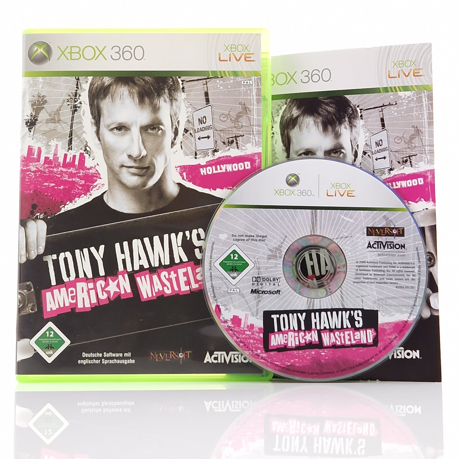 Xbox 360 Spiel : Tony Hawk´s American Wasteland - CD Anleitung OVP Skateboarding