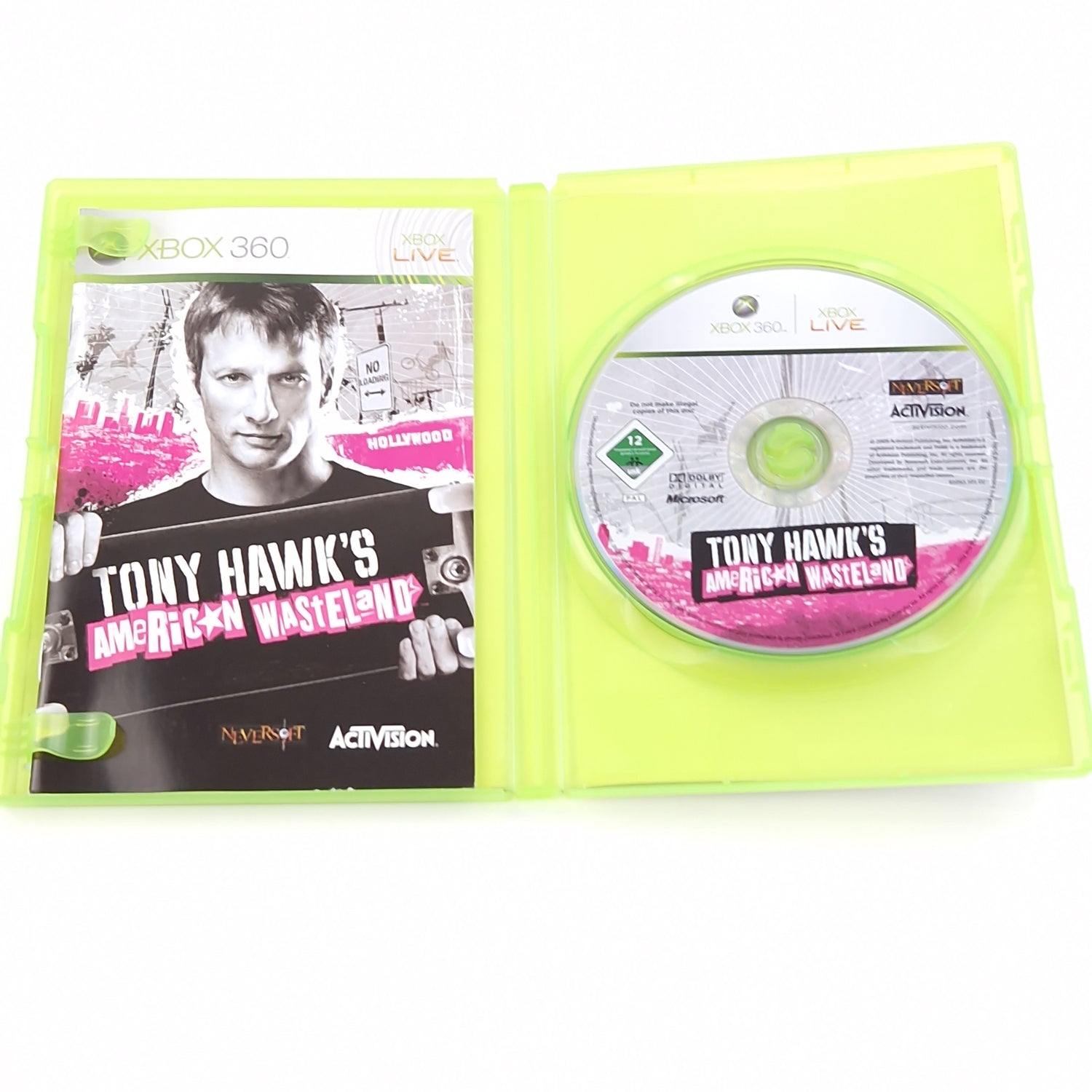 Xbox 360 Spiel : Tony Hawk´s American Wasteland - CD Anleitung OVP Skateboarding