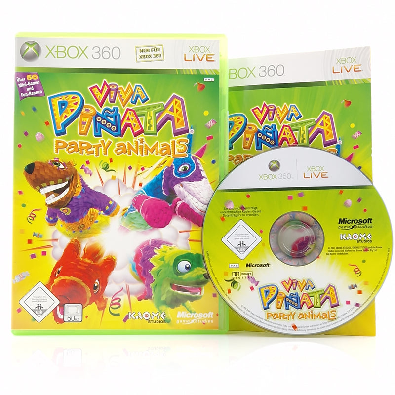 Xbox 360 Spiel : Viva Pinata Party Animals - CD Anleitung OVP Microsoft