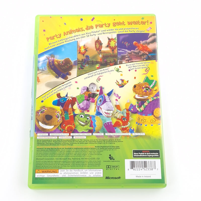 Xbox 360 Spiel : Viva Pinata Party Animals - CD Anleitung OVP Microsoft