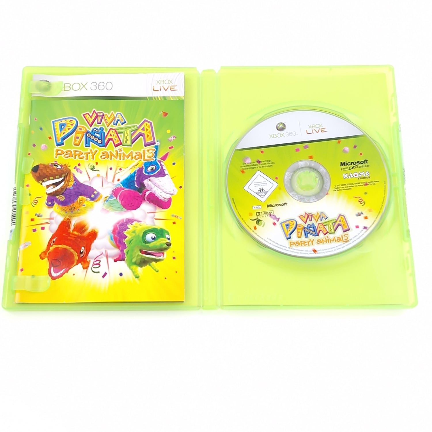 Xbox 360 Spiel : Viva Pinata Party Animals - CD Anleitung OVP Microsoft