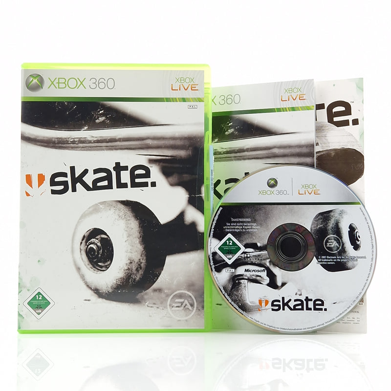 Xbox 360 Spiel : Skate - CD Disk Anleitung OVP | Microsoft PAL Skateboarding