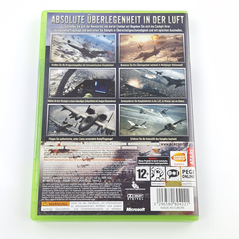 Xbox 360 Spiel : Ace Combat Fires of Liberation - CD Disk Anleitung OVP PAL