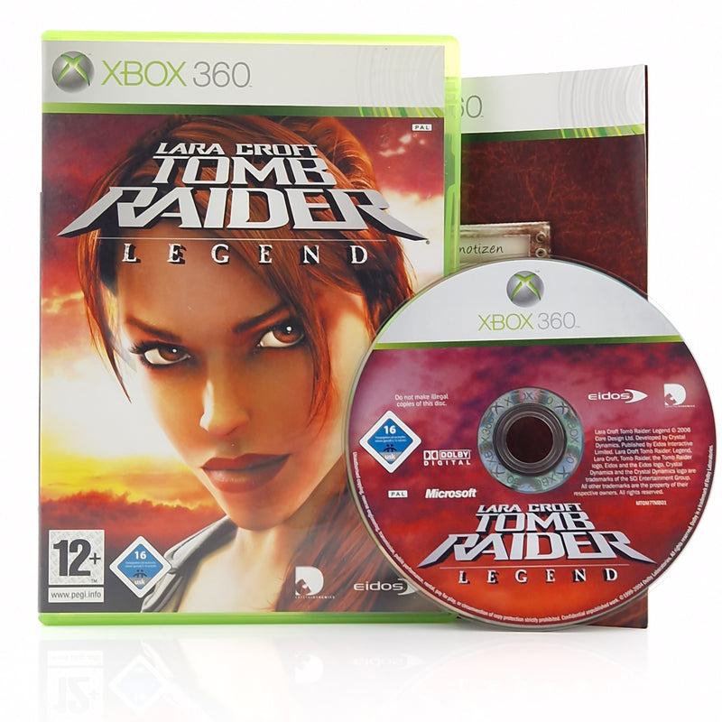 Xbox 360 Spiel : Lara Croft Tomb Raider Legend - CD Disk Anleitung OVP PAL