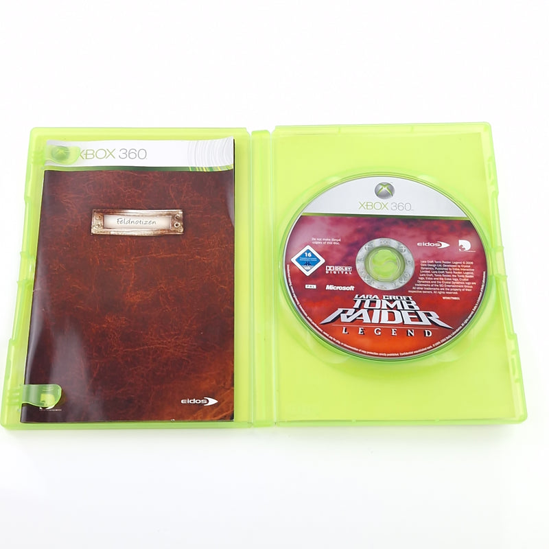 Xbox 360 Spiel : Lara Croft Tomb Raider Legend - CD Disk Anleitung OVP PAL