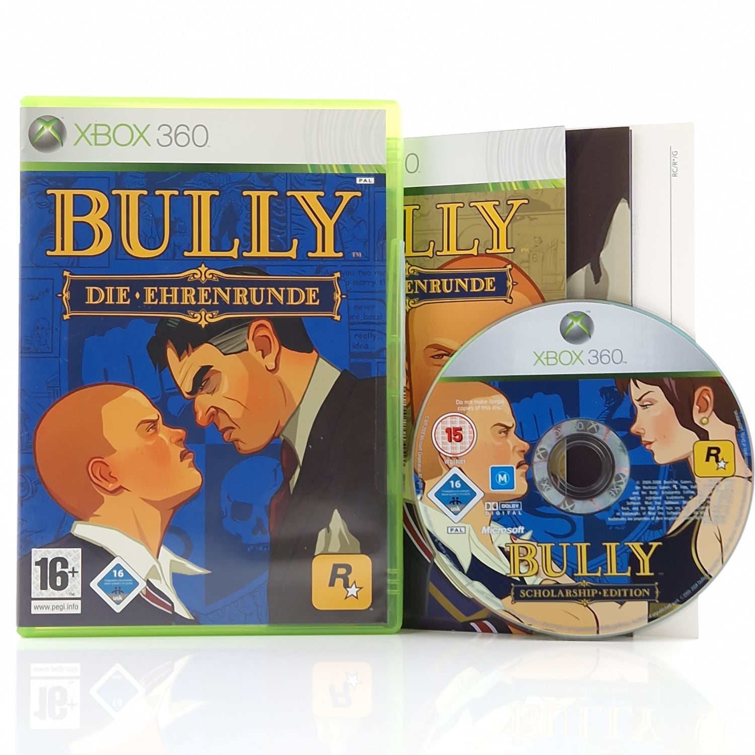 Xbox 360 Spiel : Bully die Ehrenrunde - CD Disk Anleitung OVP PAL