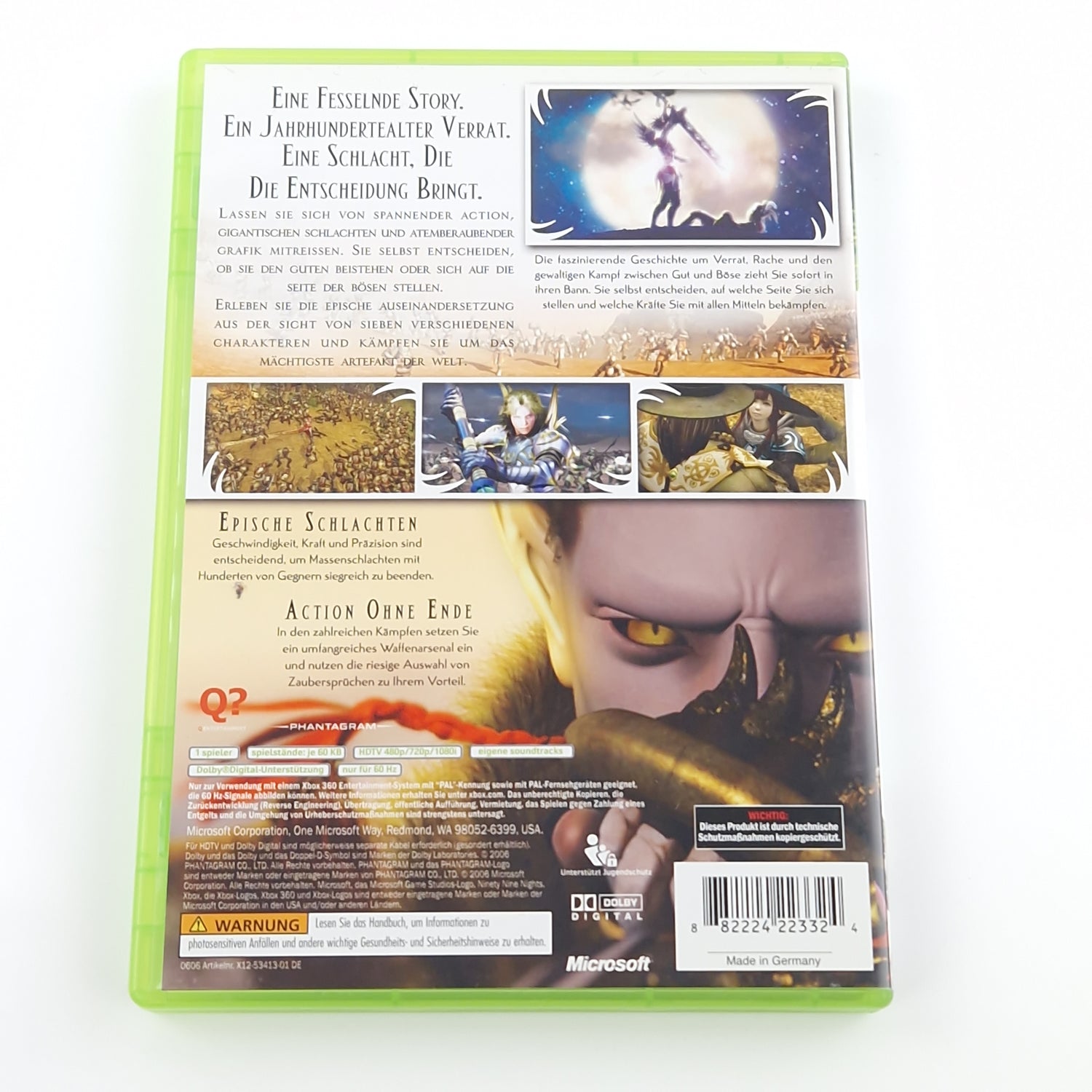 Xbox 360 Spiel : N3 Ninety-Nine Nights - CD Disk Anleitung OVP PAL