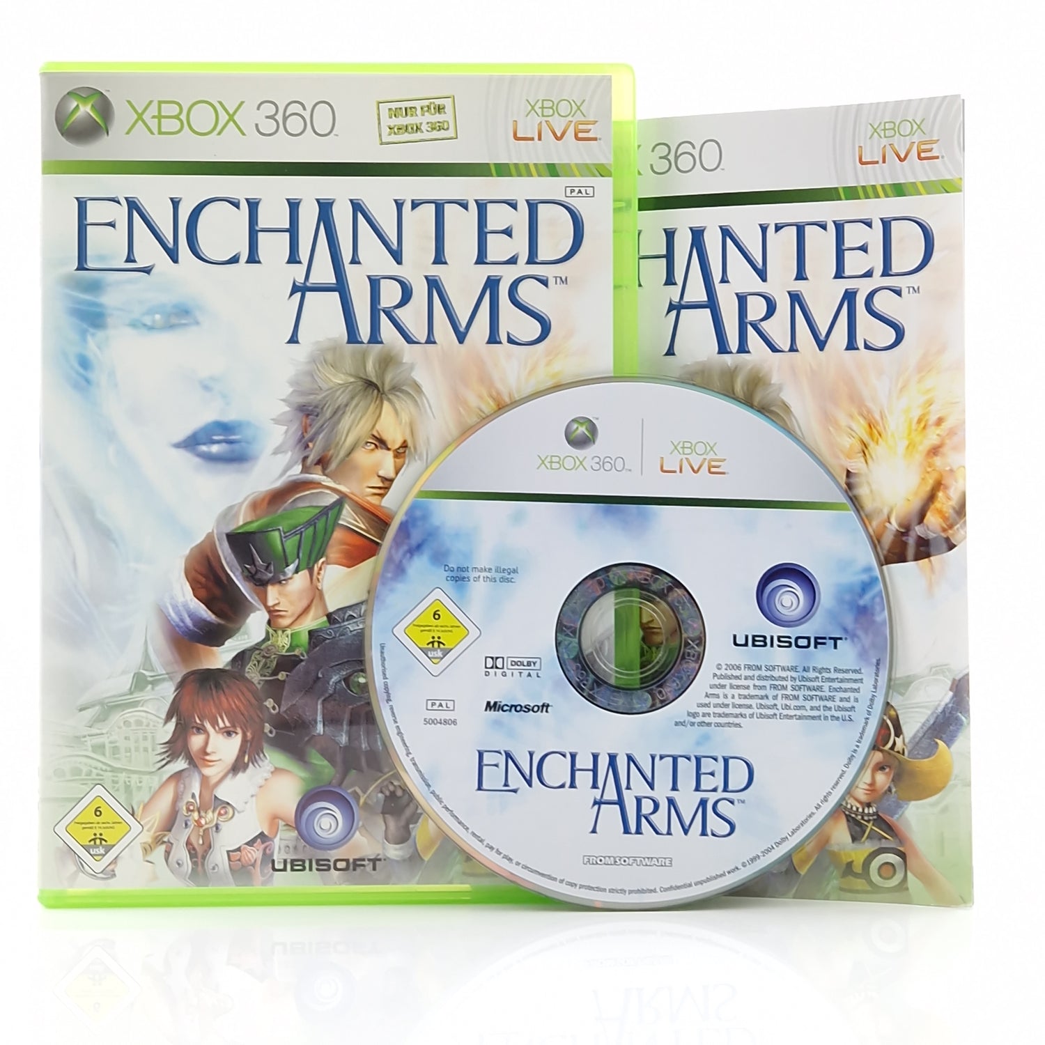 Xbox 360 Spiel : Enchanted Arms - CD Disk Anleitung OVP PAL Microsoft