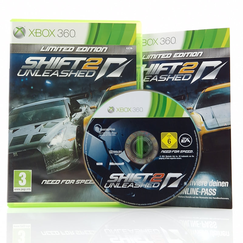 Xbox 360 Spiel : Shift 2 Unleashed Limited Edition - CD Anleitung OVP PAL