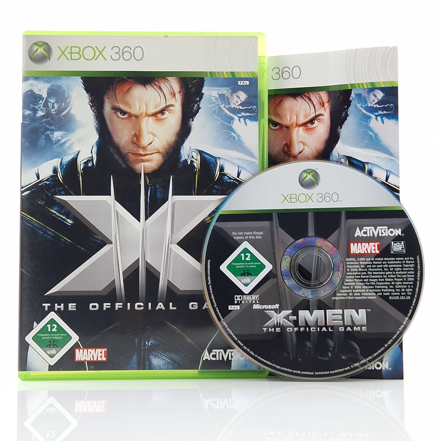 Xbox 360 Spiel : Marvel X-Men The official Game - CD Anleitung OVP PAL