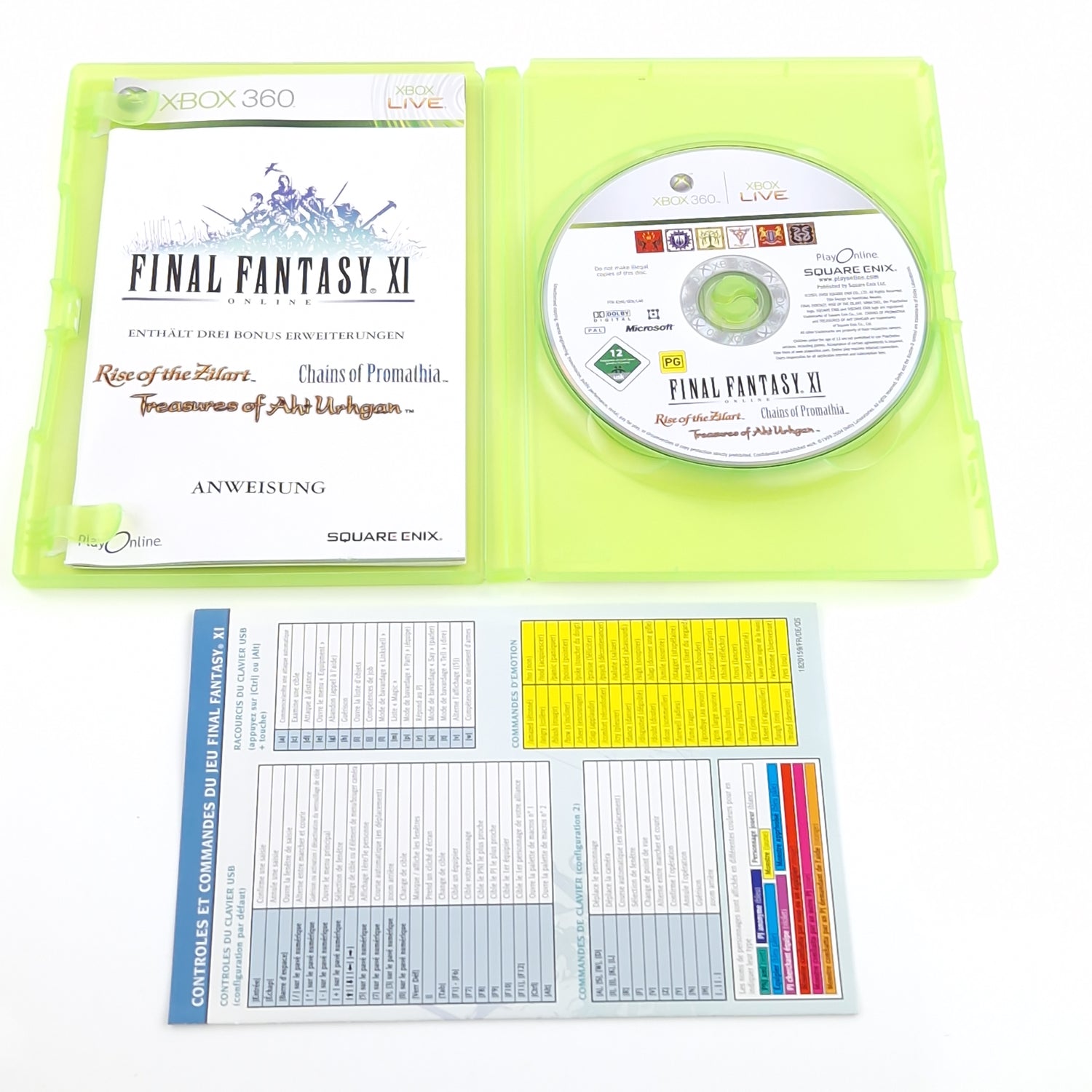 Xbox 360 Spiel : Final Fantasy XI Online - CD Anleitung OVP PAL Microsoft