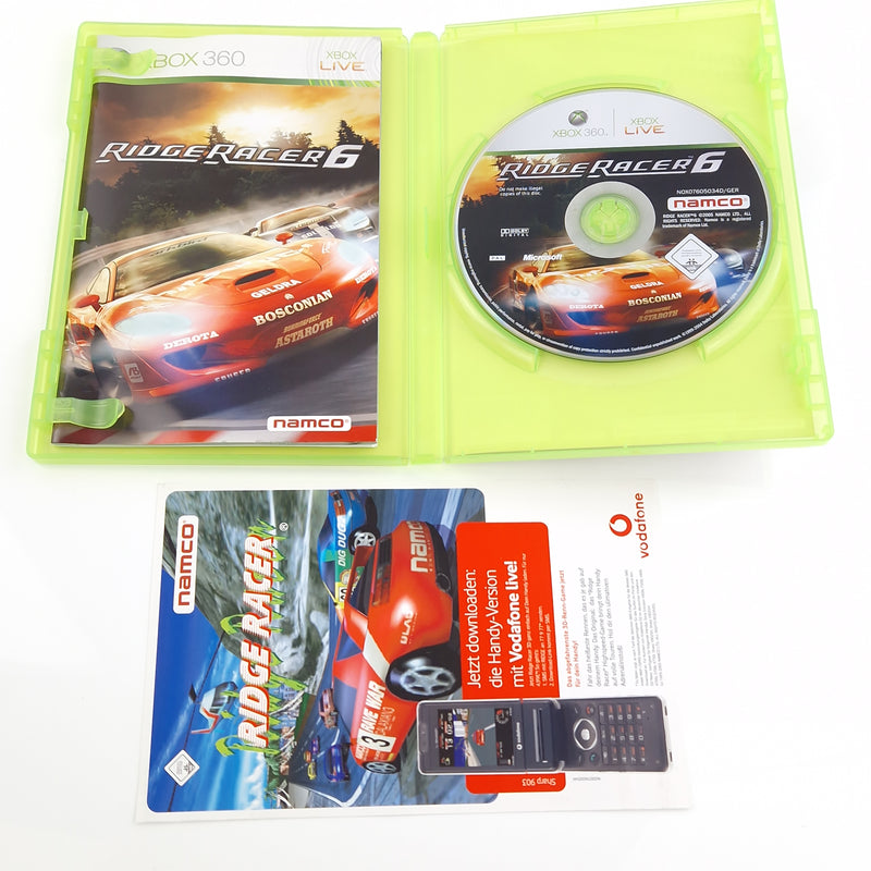 Xbox 360 Spiel : Ridge Racer 6 - CD Anleitung OVP PAL Microsoft