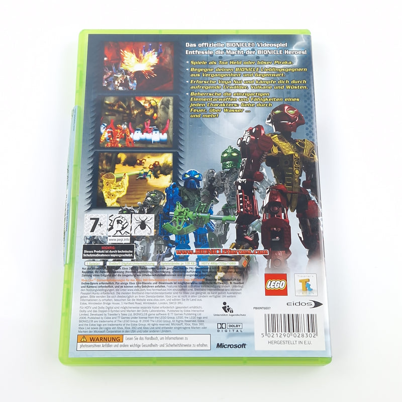 Xbox 360 Spiel : Bionicle Heroes - CD Anleitung OVP PAL Microsoft