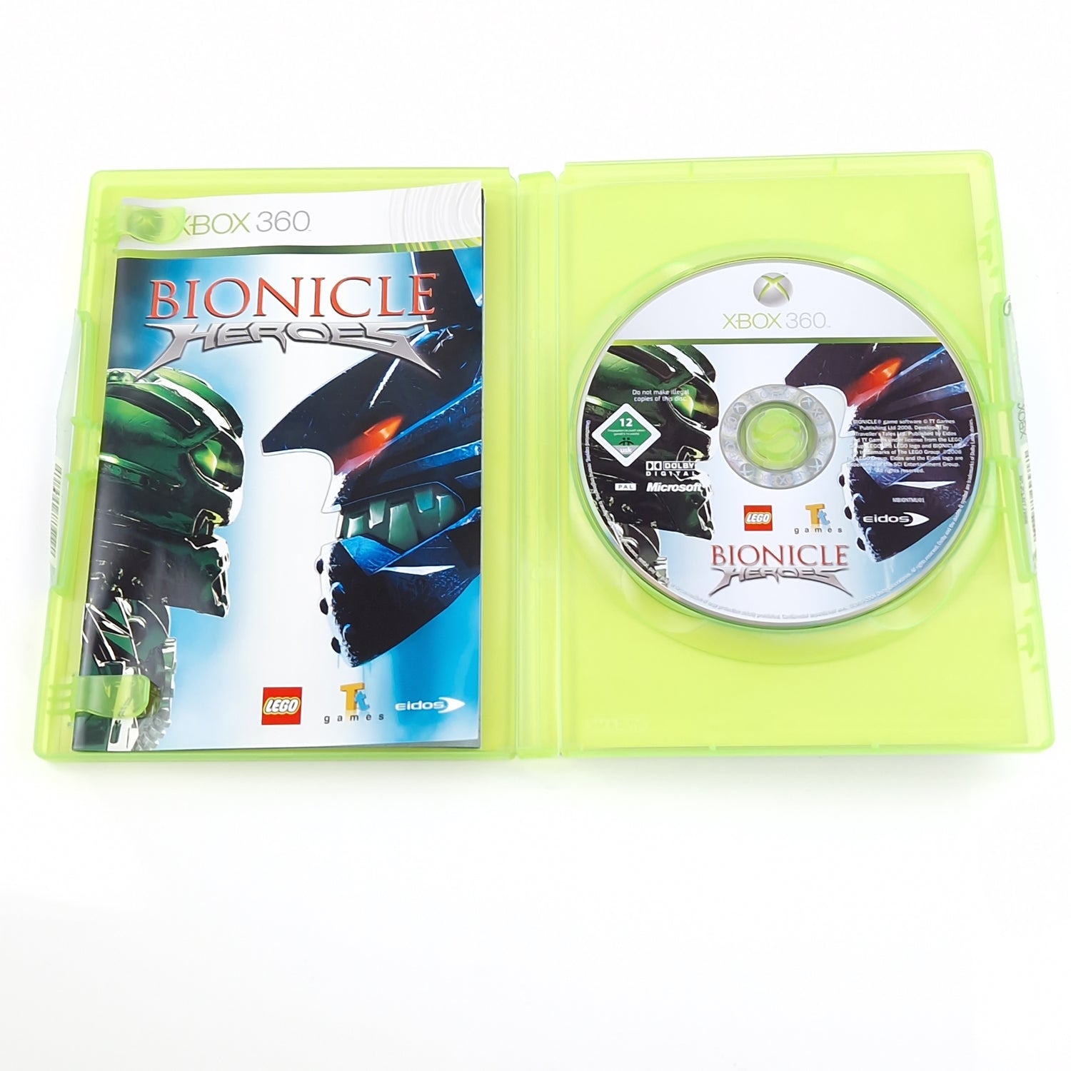 Xbox 360 Spiel : Bionicle Heroes - CD Anleitung OVP PAL Microsoft