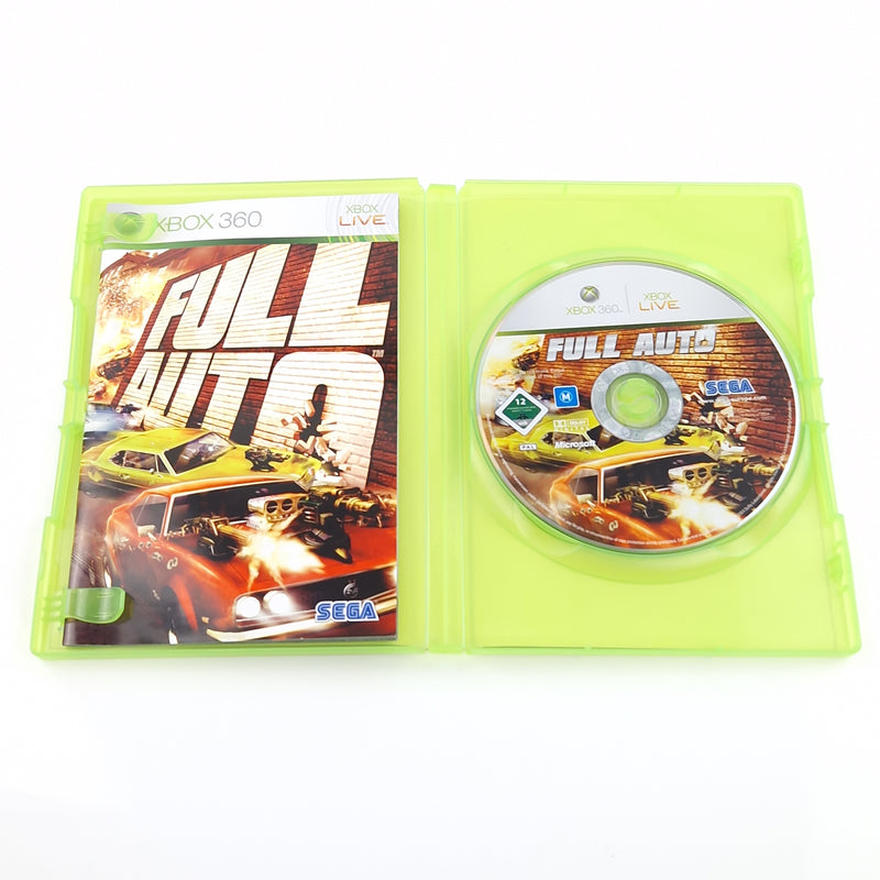 Xbox 360 Spiel : Full Auto - CD Anleitung OVP PAL Microsoft Autorennen