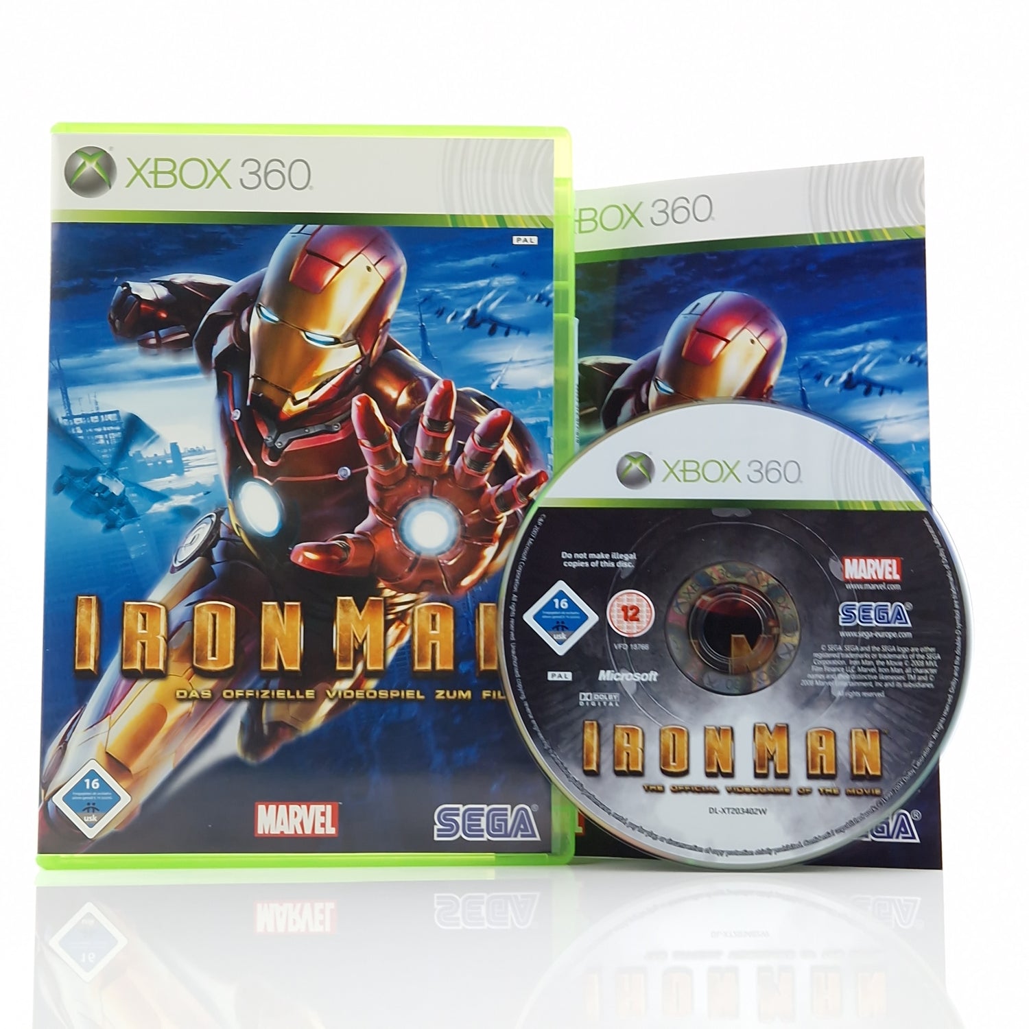 Xbox 360 Spiel : Ironman - CD Anleitung OVP PAL Microsoft Iron Man