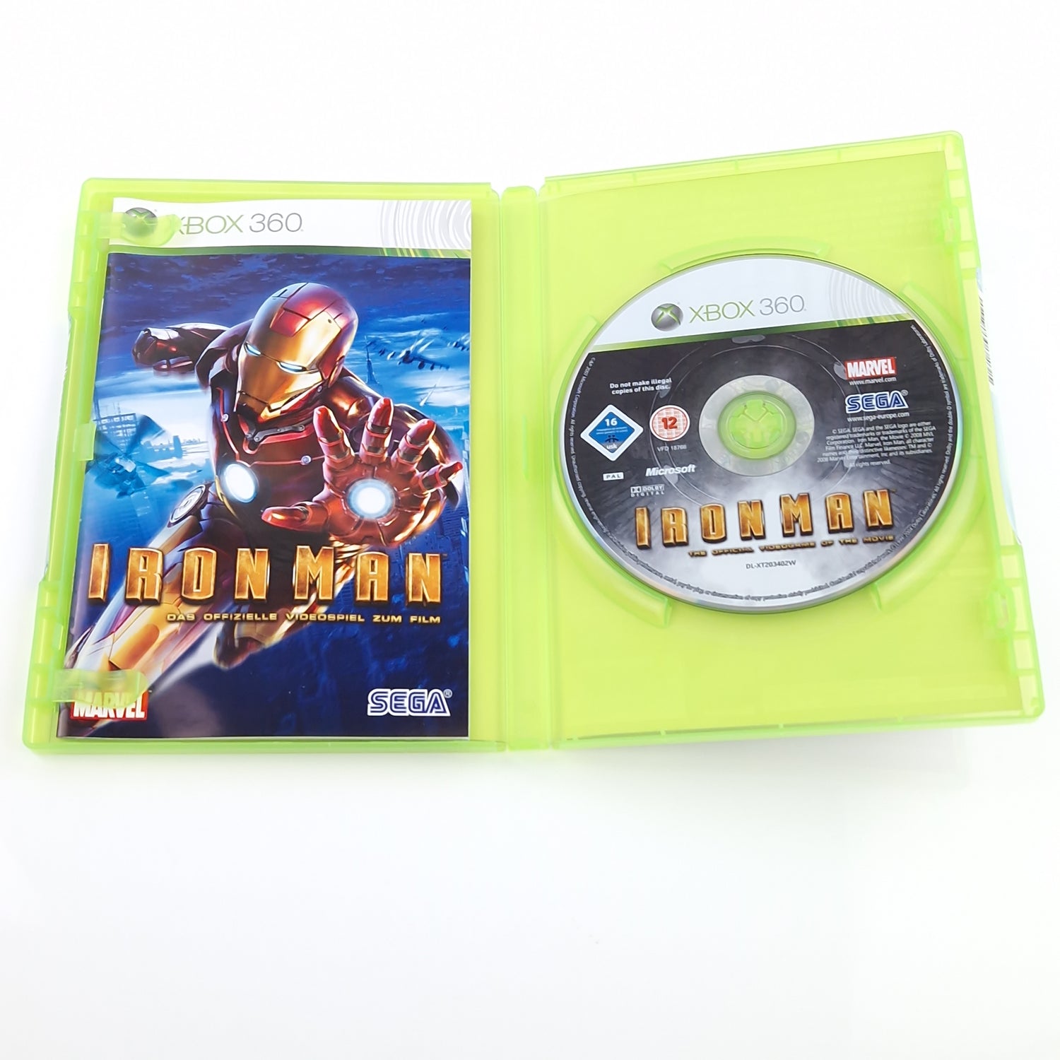 Xbox 360 Spiel : Ironman - CD Anleitung OVP PAL Microsoft Iron Man