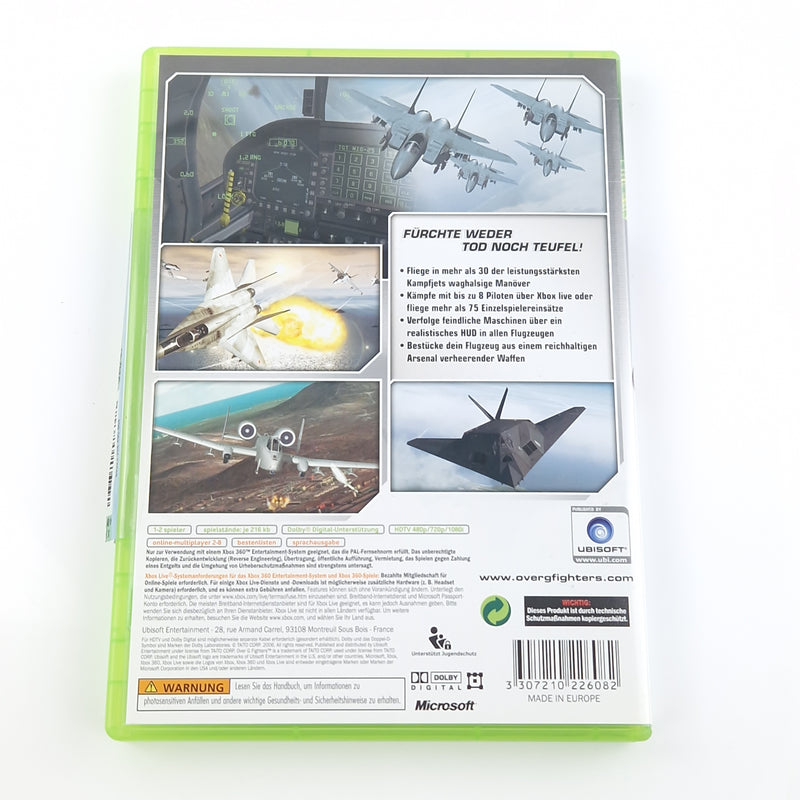 Xbox 360 Spiel : Over G Fighters - CD Anleitung OVP PAL Microsoft