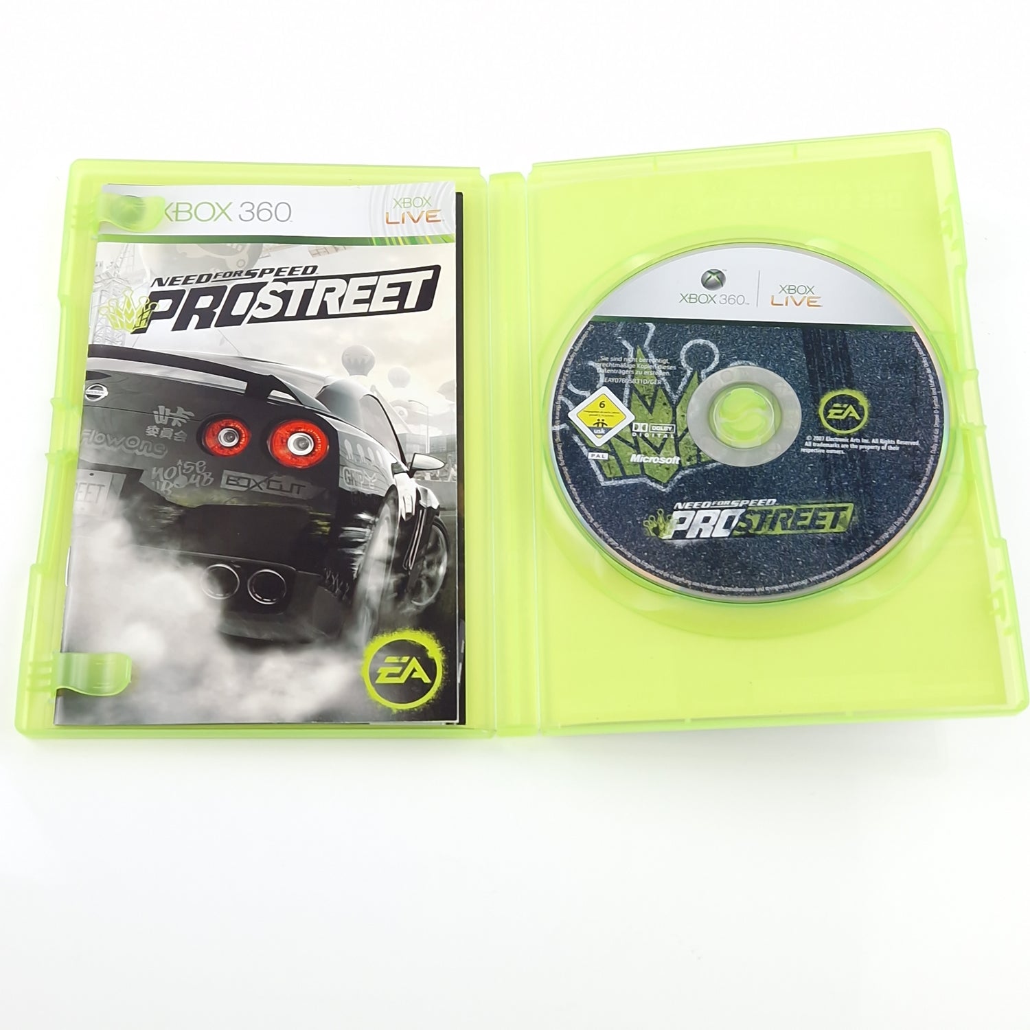 Xbox 360 Spiel : Need for Speed Pro Street - CD Anleitung OVP PAL Microsoft